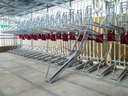 2 stufiges Fahrradabstellsystem